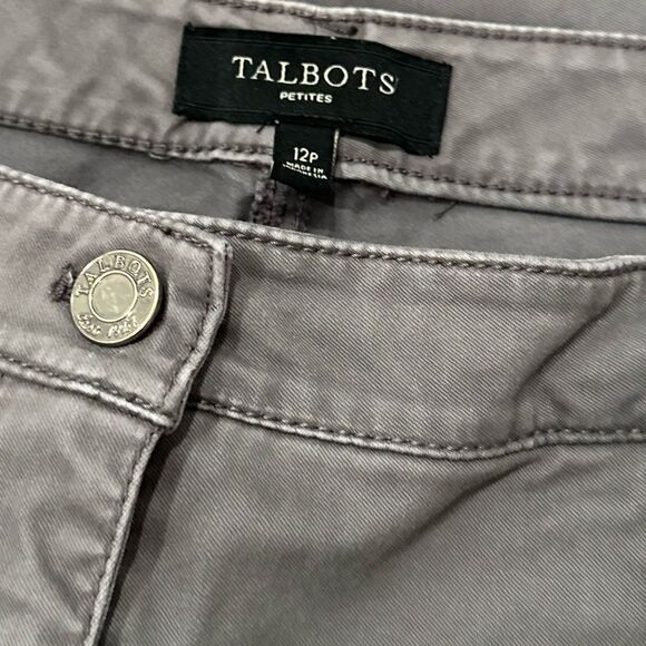 Talbots Gray Chinco Pant - Picture 4 of 6